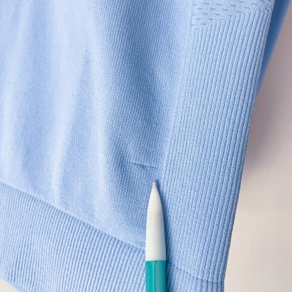 Halfdays Johnson Top in Forget Me Not Blue Size L NWT* - Picture 8 of 14